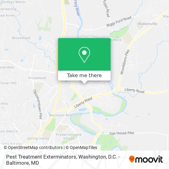 Mapa de Pest Treatment Exterminators