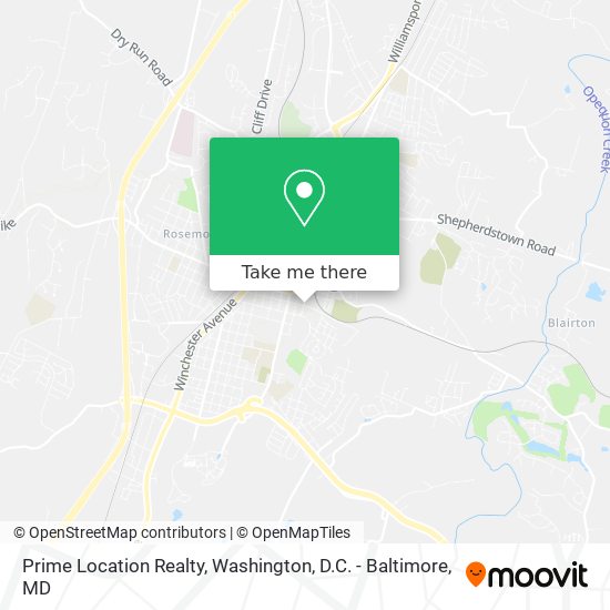Prime Location Realty map