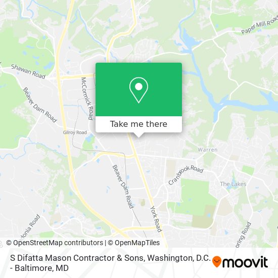 S Difatta Mason Contractor & Sons map