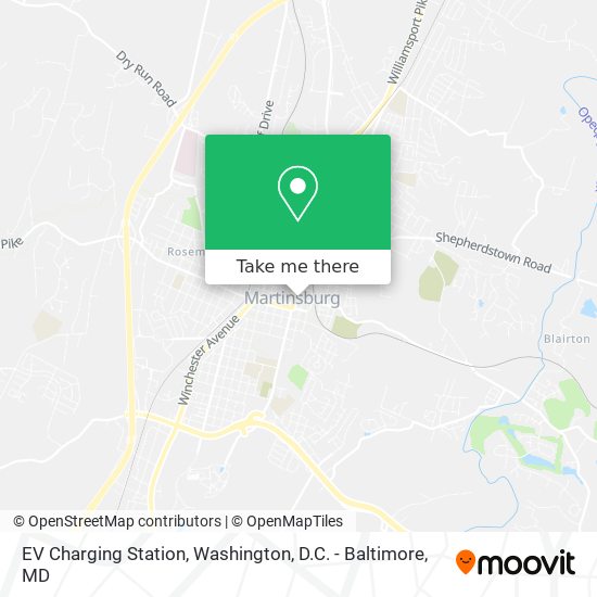 Mapa de EV Charging Station