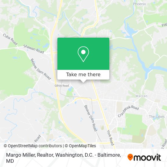 Margo Miller, Realtor map