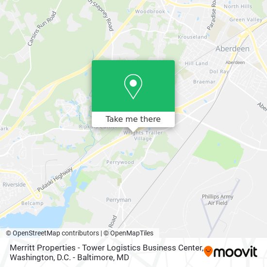Merritt Properties - Tower Logistics Business Center map