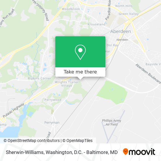 Sherwin-Williams map