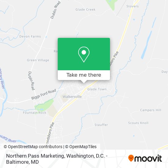 Northern Pass Marketing map