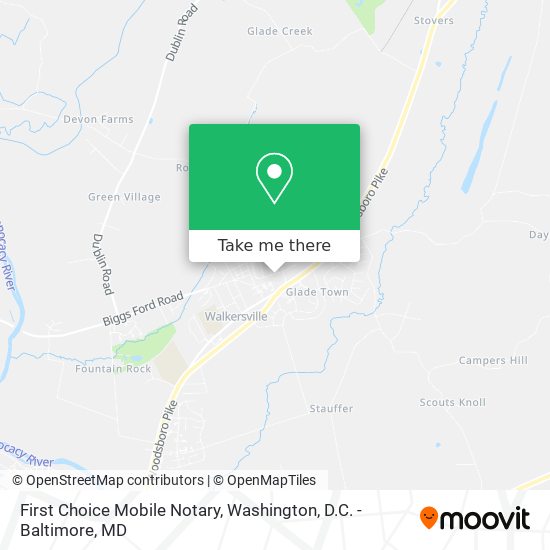 First Choice Mobile Notary map