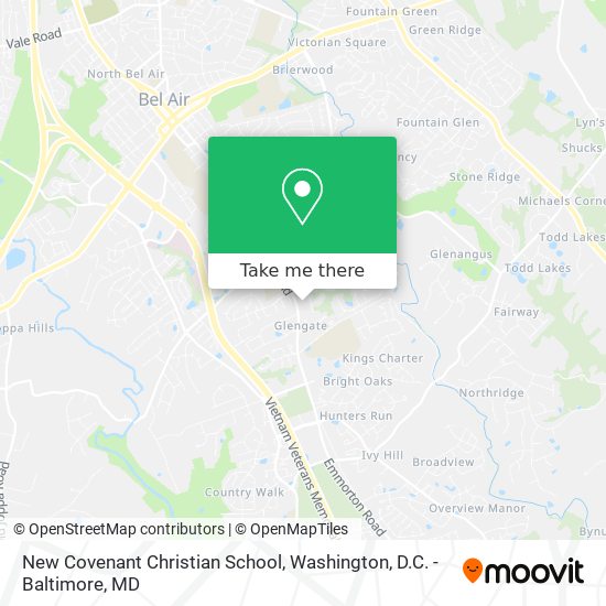 New Covenant Christian School map