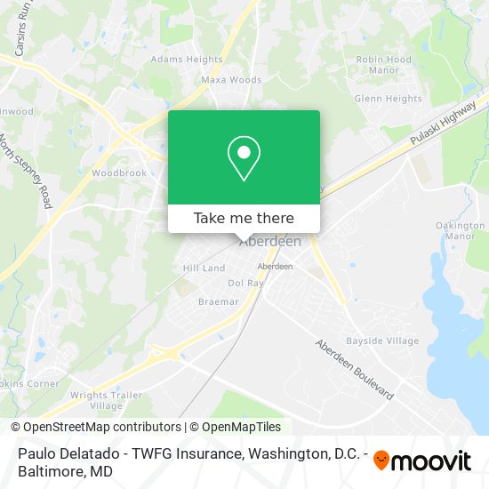 Paulo Delatado - TWFG Insurance map