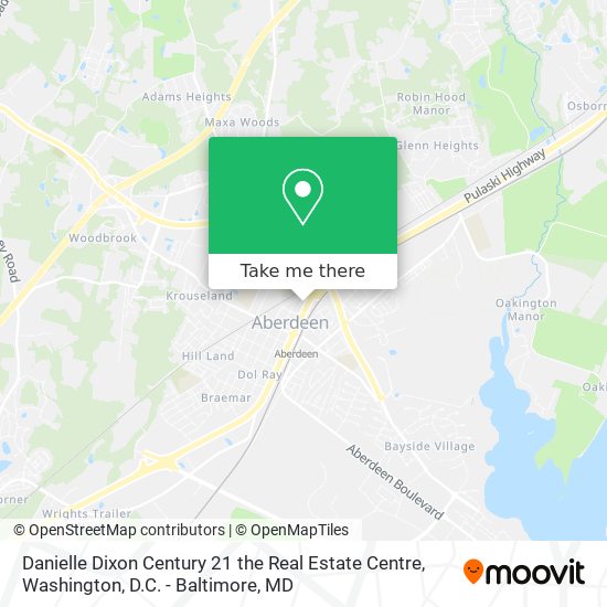 Mapa de Danielle Dixon Century 21 the Real Estate Centre