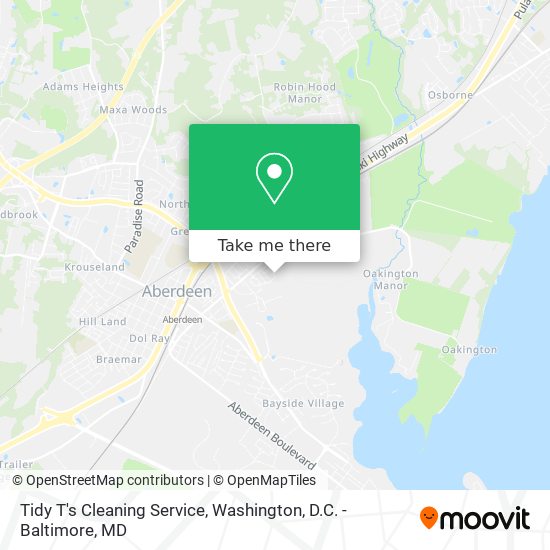 Tidy T's Cleaning Service map