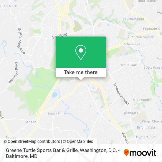 Greene Turtle Sports Bar & Grille map