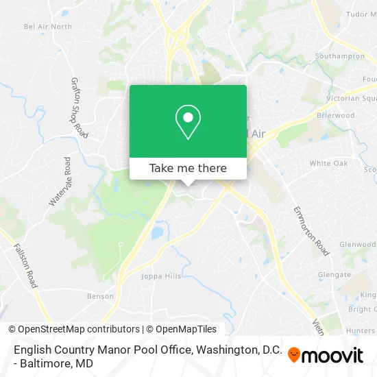 English Country Manor Pool Office map