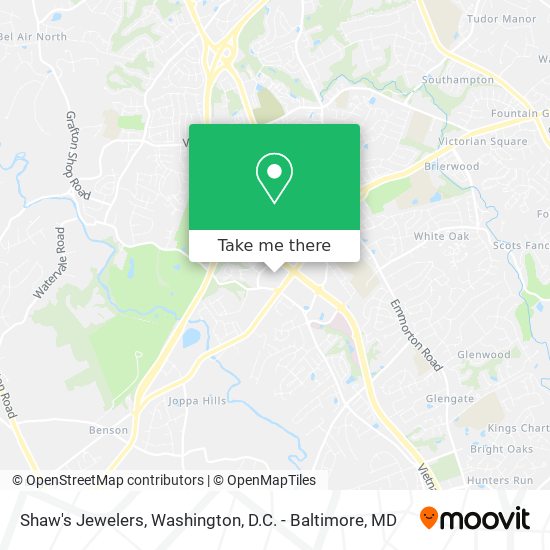 Shaw's Jewelers map