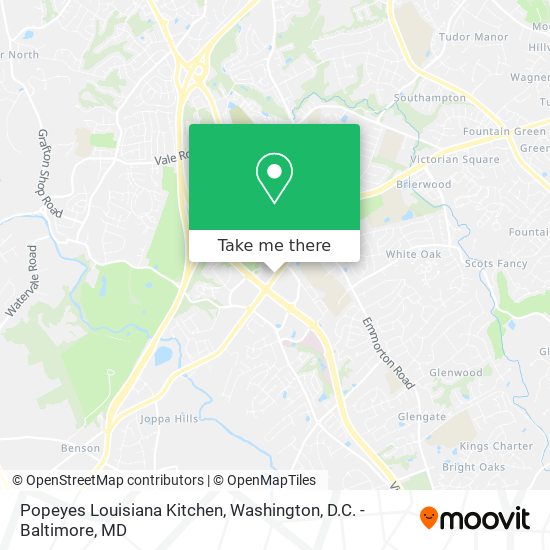 Mapa de Popeyes Louisiana Kitchen