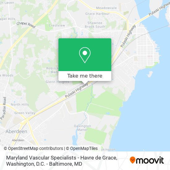 Maryland Vascular Specialists - Havre de Grace map