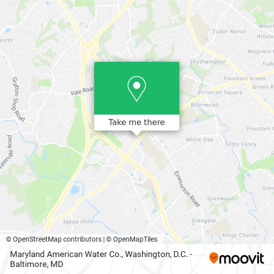 Mapa de Maryland American Water Co.