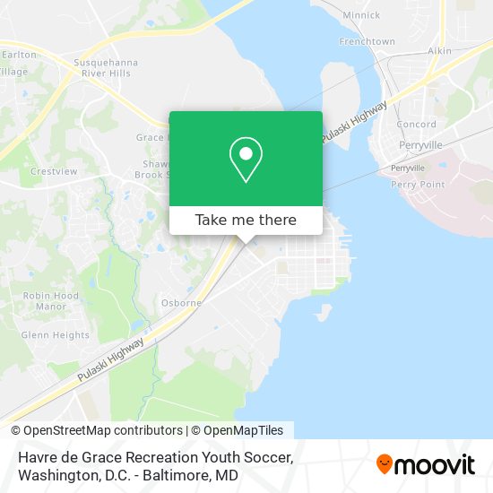 Mapa de Havre de Grace Recreation Youth Soccer