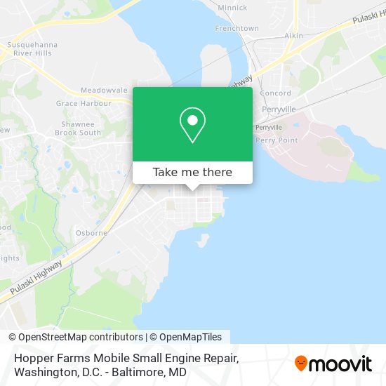 Mapa de Hopper Farms Mobile Small Engine Repair