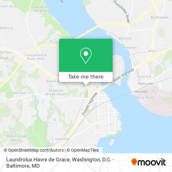 Mapa de Laundrolux Havre de Grace