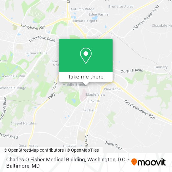 Mapa de Charles O Fisher Medical Building