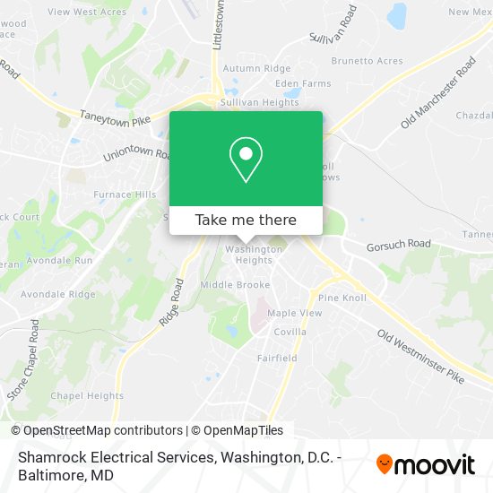 Mapa de Shamrock Electrical Services