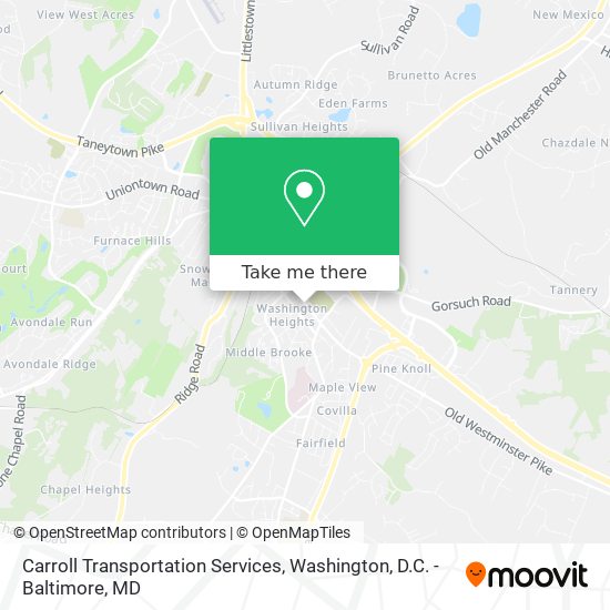 Mapa de Carroll Transportation Services