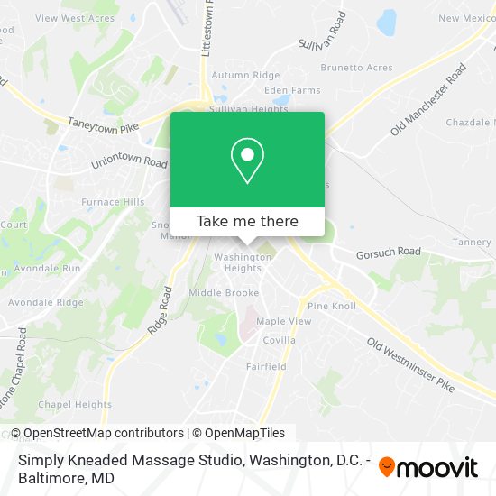 Mapa de Simply Kneaded Massage Studio