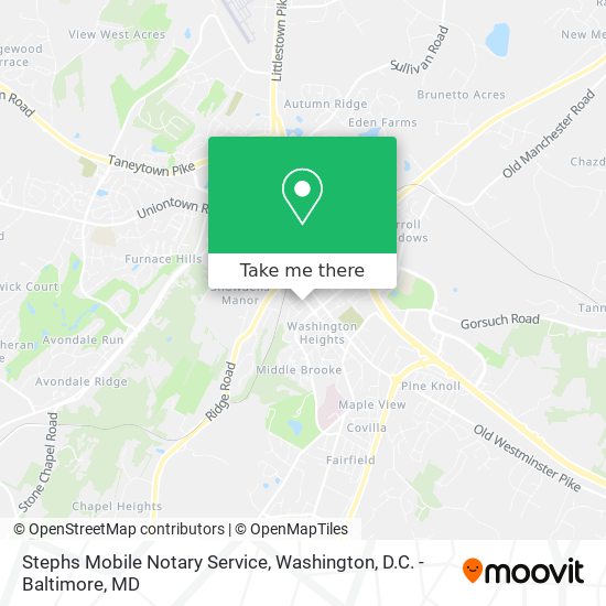 Mapa de Stephs Mobile Notary Service