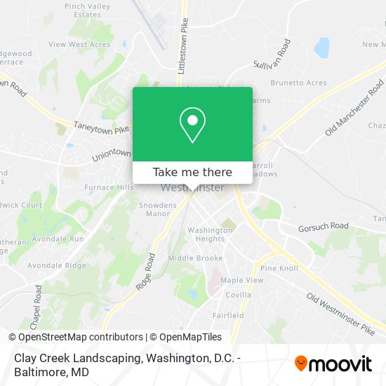 Mapa de Clay Creek Landscaping