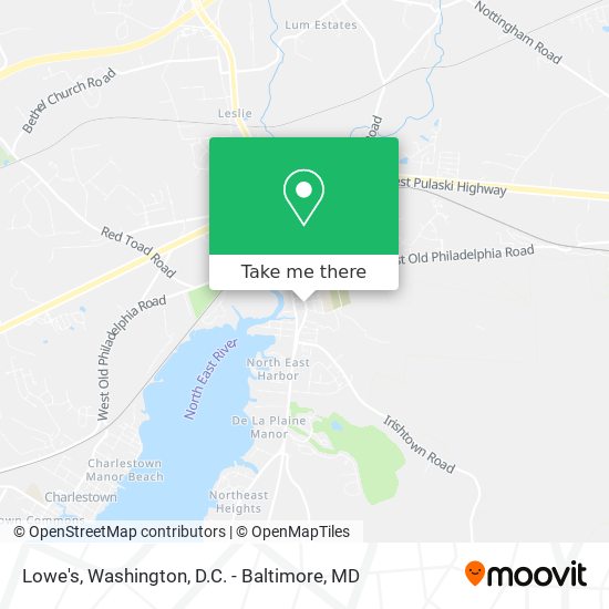 Lowe's map