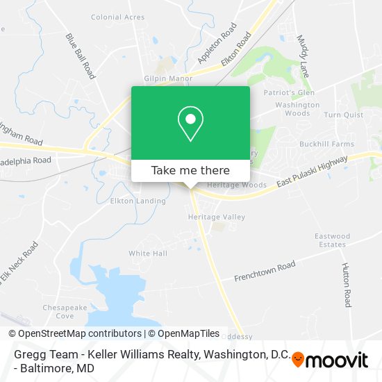 Mapa de Gregg Team - Keller Williams Realty