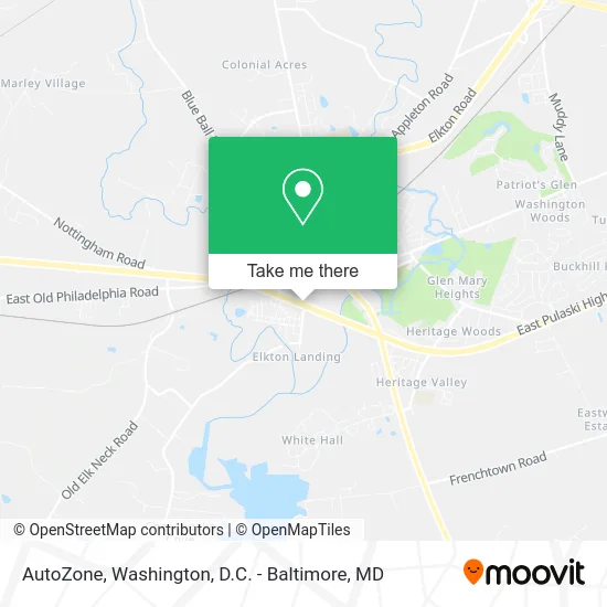 AutoZone map