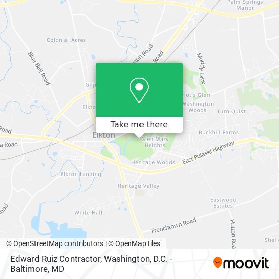 Edward Ruiz Contractor map
