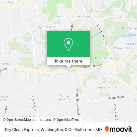 Dry Clean Express map