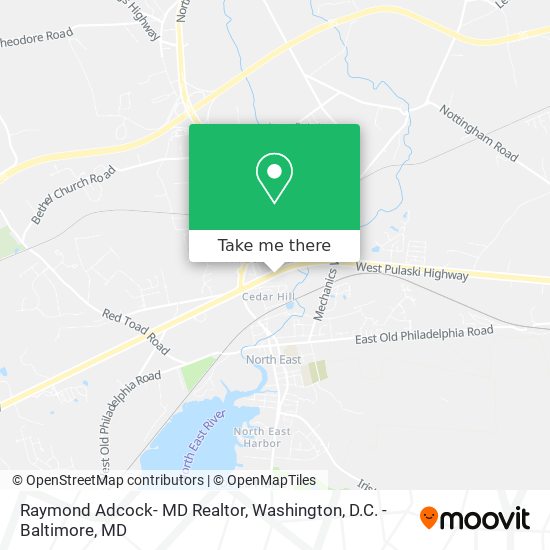 Mapa de Raymond Adcock- MD Realtor
