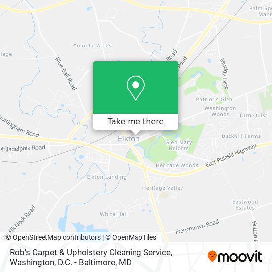 Mapa de Rob's Carpet & Upholstery Cleaning Service