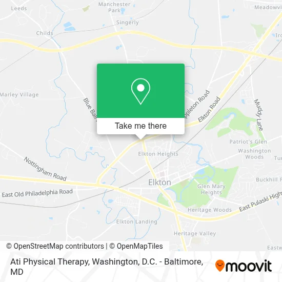 Ati Physical Therapy map