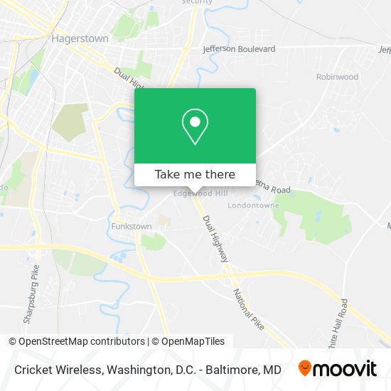 Cricket Wireless map