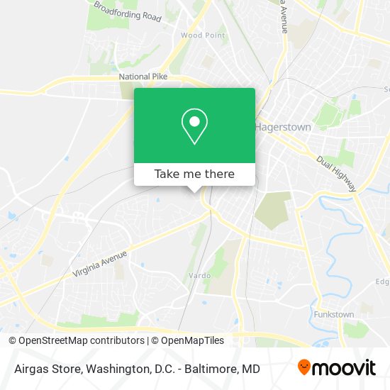 Airgas Store map