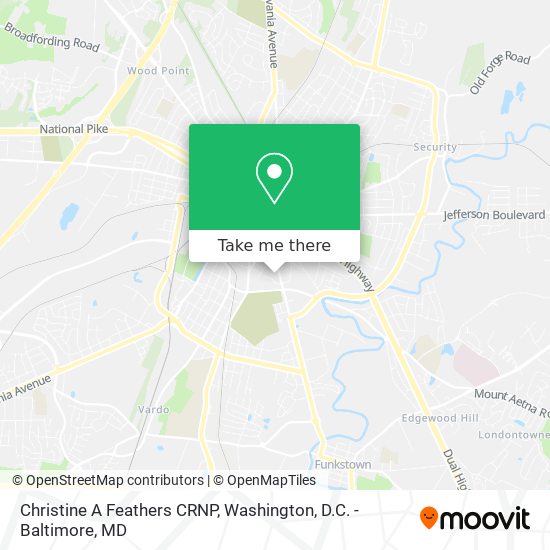 Mapa de Christine A Feathers CRNP
