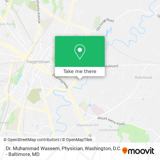 Dr. Muhammad Waseem, Physician map