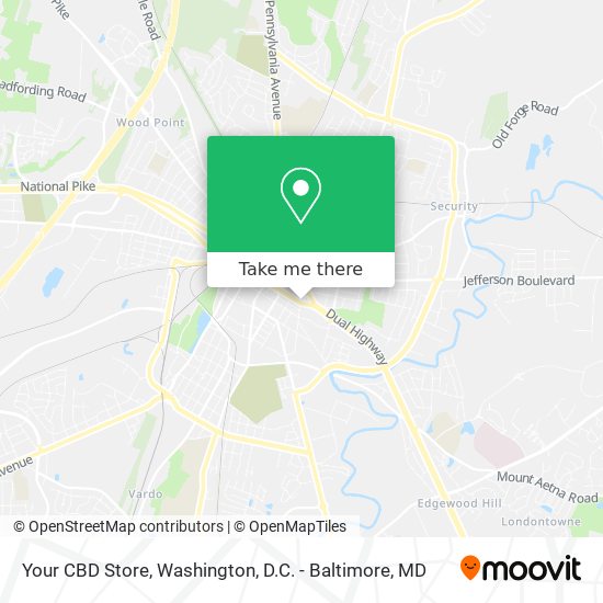 Your CBD Store map