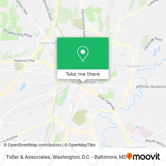 Tidler & Associates map