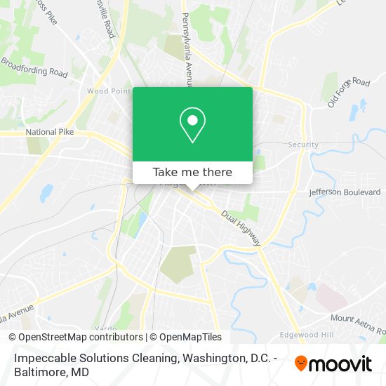 Impeccable Solutions Cleaning map