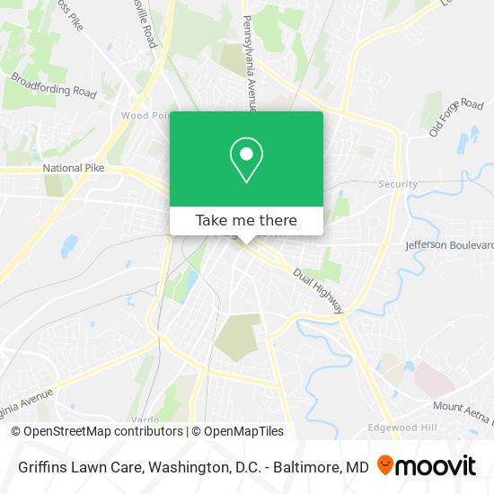 Griffins Lawn Care map