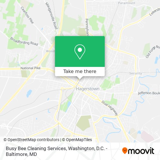 Mapa de Busy Bee Cleaning Services