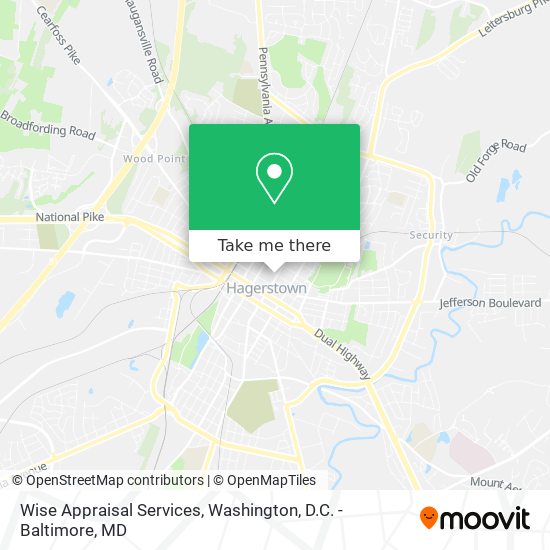 Wise Appraisal Services map