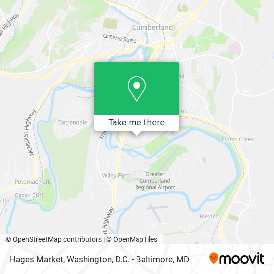 Hages Market map