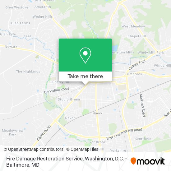 Mapa de Fire Damage Restoration Service