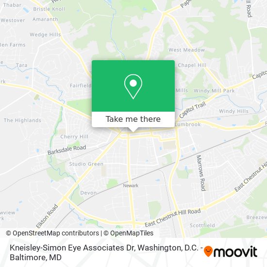 Kneisley-Simon Eye Associates Dr map
