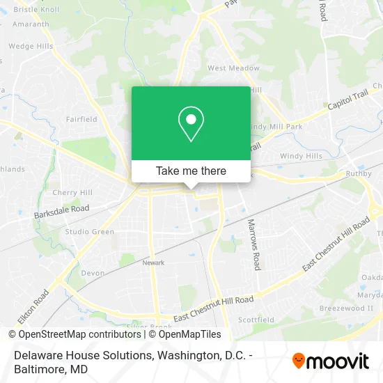 Delaware House Solutions map
